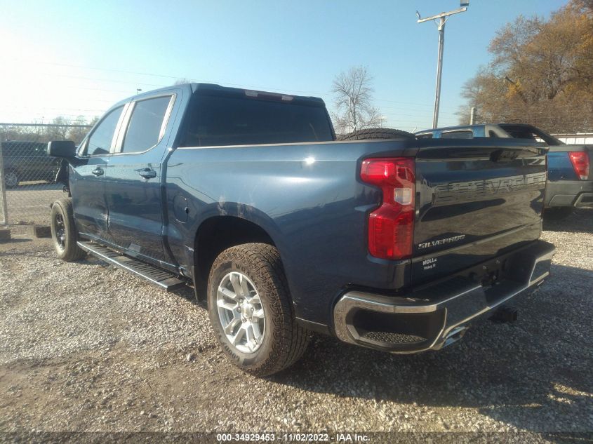 2022 CHEVROLET SILVERADO 1500 LT VIN: 1GCUDDED0NZ526804