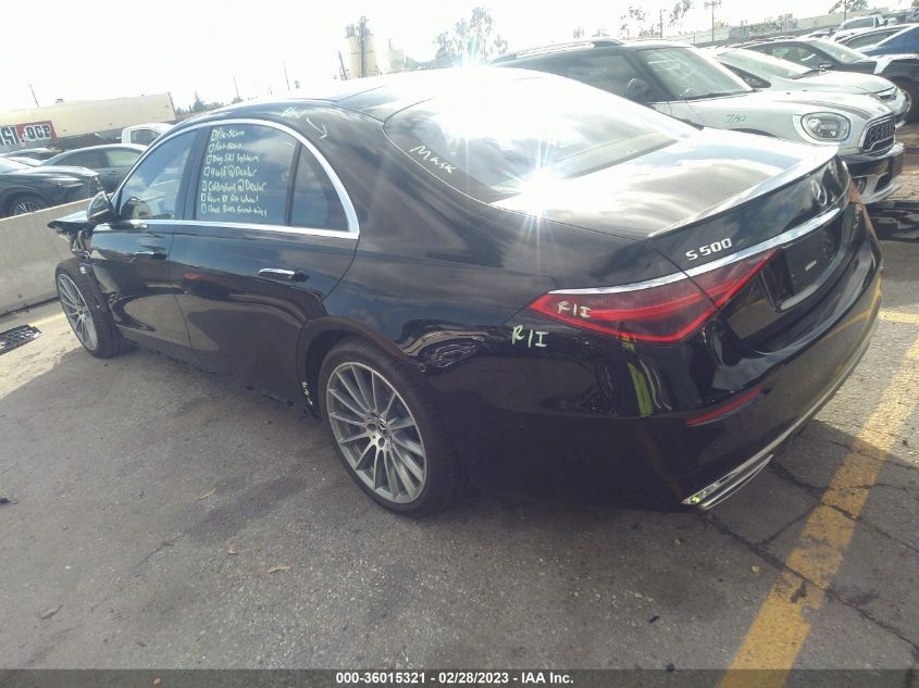 2022 MERCEDES-BENZ S-CLASS S 500 VIN: W1K6G6DB6NA141005
