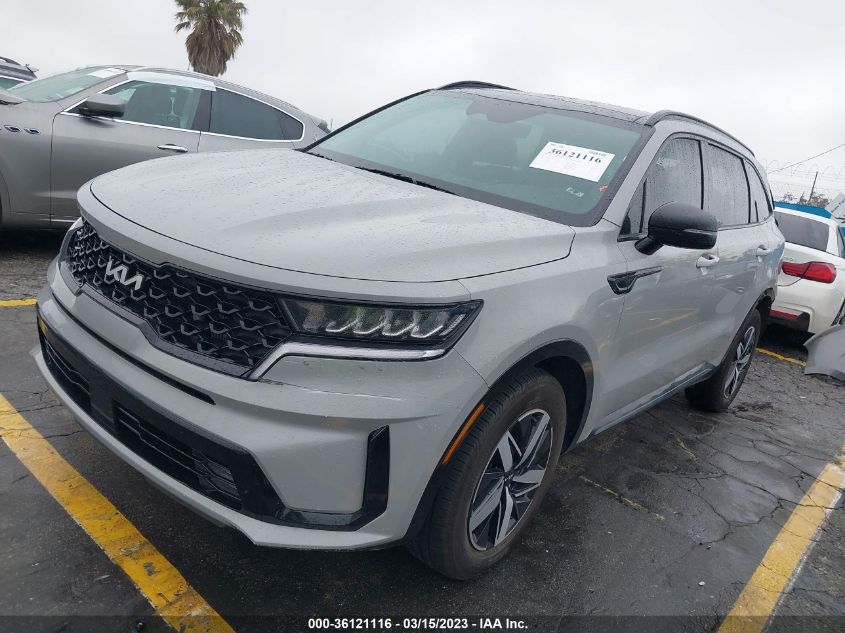 2022 KIA SORENTO EX VIN: 5XYRH4LF7NG138322
