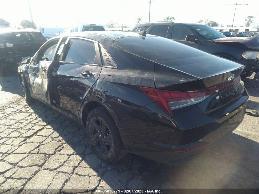 2022 HYUNDAI ELANTRA HYBRID BLUE VIN: KMHLM4AJ6NU031376