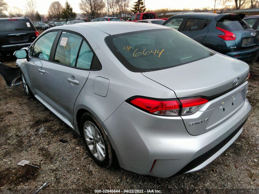 2021 TOYOTA COROLLA L/LE/XLE VIN: 5YFBPMBE1MP206492