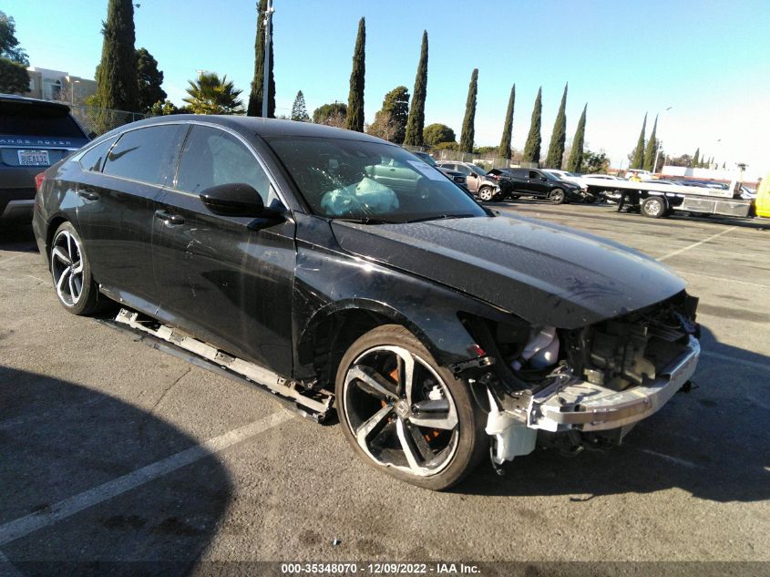 2021 HONDA ACCORD SEDAN SPORT VIN: 1HGCV1F35MA070889