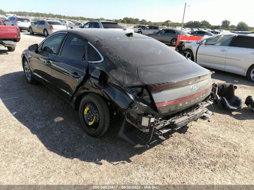 2022 HYUNDAI SONATA SEL VIN: KMHL14JA3NA230220