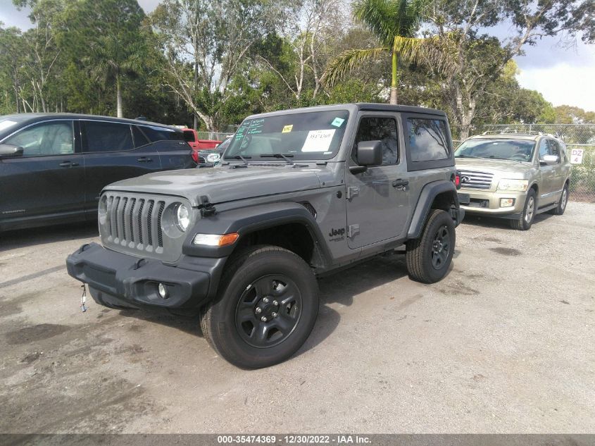 2021 JEEP WRANGLER SPORT VIN: 1C4GJXANXMW699137