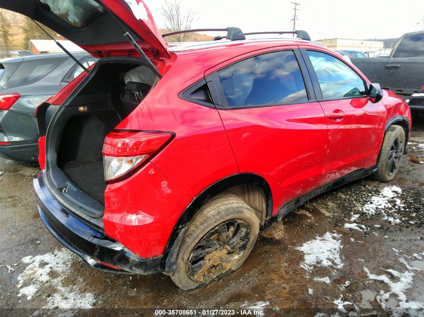 2022 HONDA HR-V SPORT VIN: 3CZRU6H1XNM727916