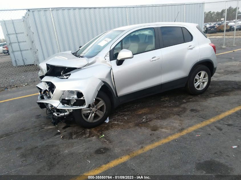 2022 CHEVROLET TRAX LS VIN: KL7CJKSM3NB544393