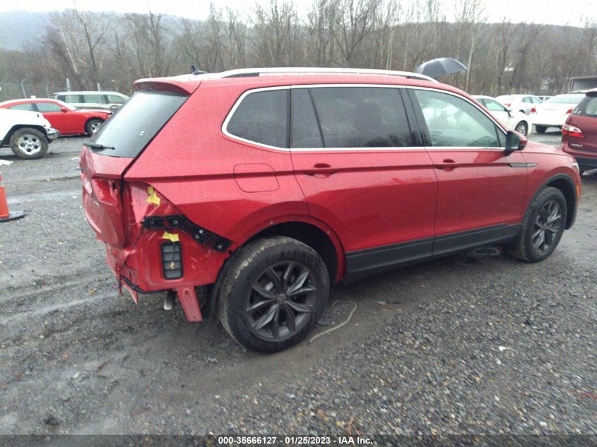 2022 VOLKSWAGEN TIGUAN SE VIN: 3VV3B7AX6NM174009