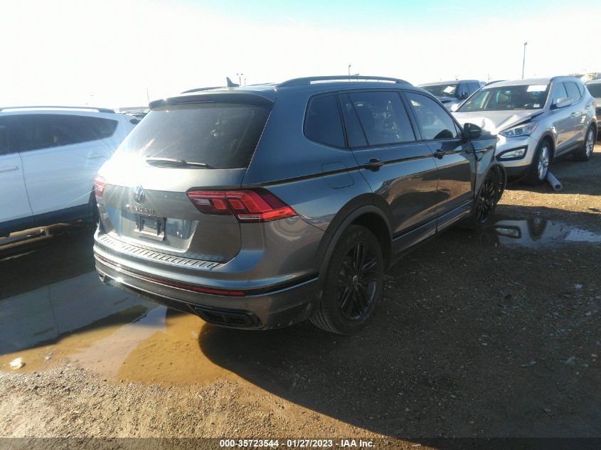 2022 VOLKSWAGEN TIGUAN SE R-LINE BLACK VIN: 3VVCB7AX6NM131838