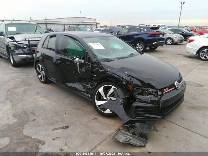 2021 VOLKSWAGEN GOLF GTI S/SE/AUTOBAHN VIN: 3VW6T7AU9MM009646