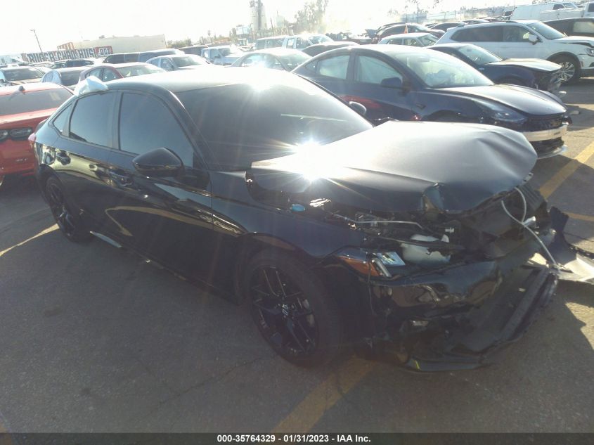 2022 HONDA CIVIC SEDAN SPORT VIN: 2HGFE2F54NH519485