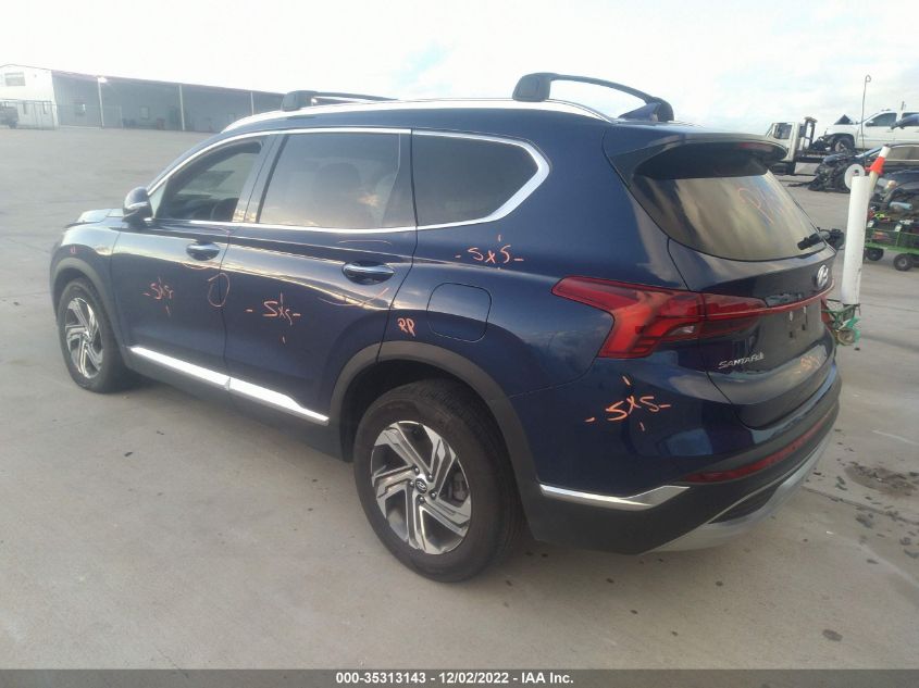 2022 HYUNDAI SANTA FE SEL VIN: 5NMS64AJ8NH376457