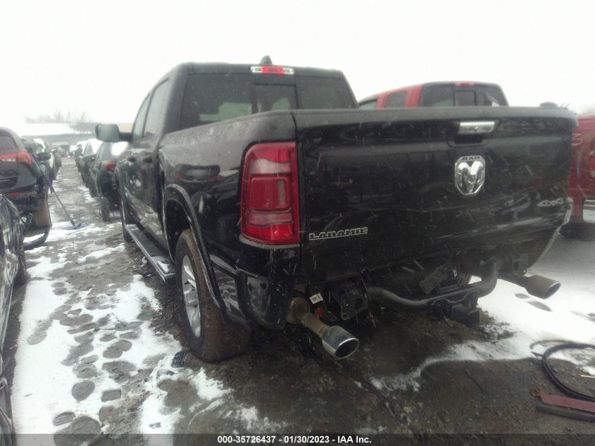 2022 RAM 1500 LARAMIE VIN: 1C6SRFJT8NN198760