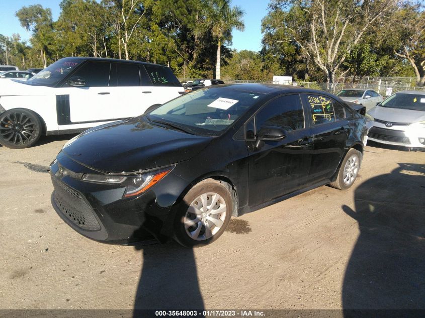 2022 TOYOTA COROLLA LE VIN: JTDEPMAE3NJ213089
