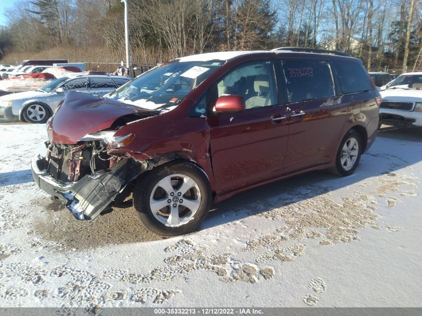 2020 TOYOTA SIENNA LE VIN: 5TDKZ3DC8LS034662