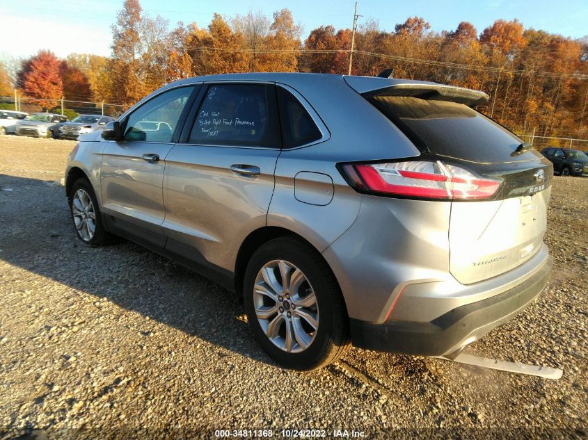 2022 FORD EDGE TITANIUM VIN: 2FMPK4K96NBA41374