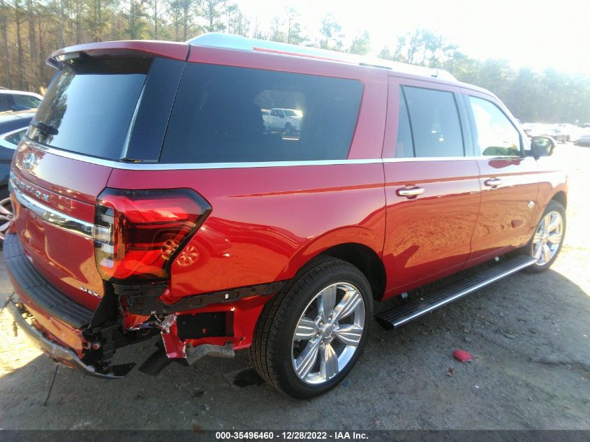 2022 FORD EXPEDITION MAX KING RANCH VIN: 1FMJK1PT3NEA54788