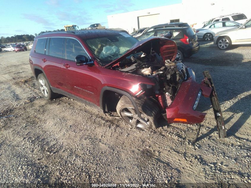 2021 JEEP GRAND CHEROKEE L LIMITED VIN: 1C4RJJBG9M8136249