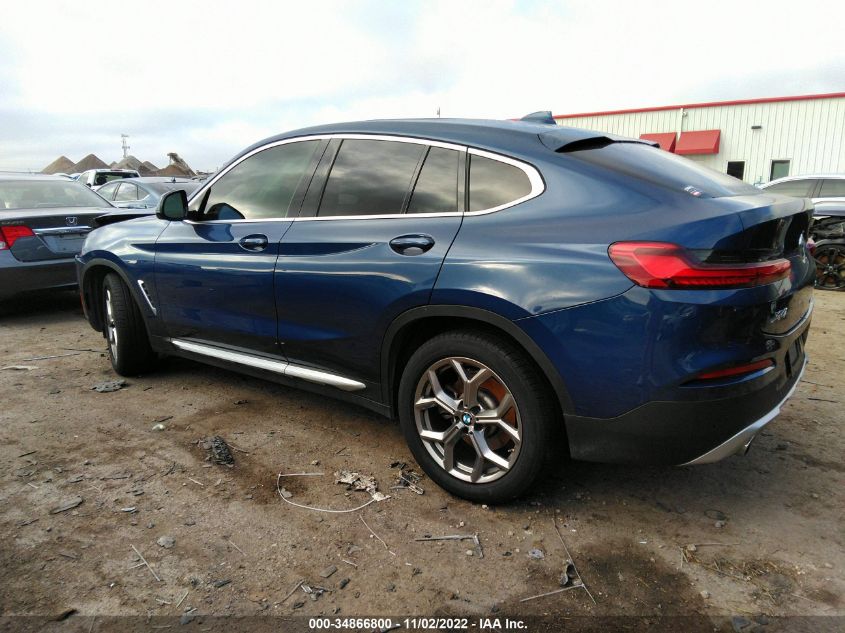 2021 BMW X4 XDRIVE30I VIN: 5UX2V1C08M9G18696