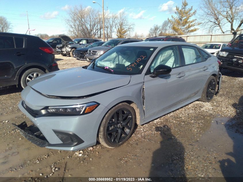 2022 HONDA CIVIC SEDAN SPORT VIN: 2HGFE2F56NH574102