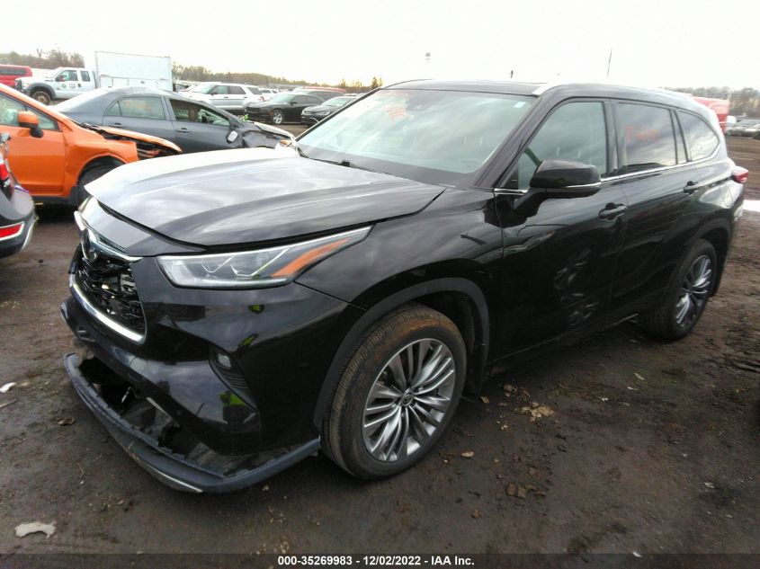 2021 TOYOTA HIGHLANDER PLATINUM VIN: 5TDFZRBH4MS094409