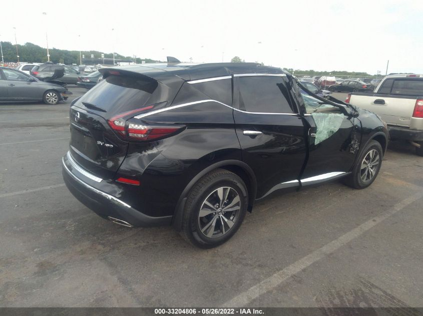 2022 NISSAN MURANO SV VIN: 5N1AZ2BS6NC122870