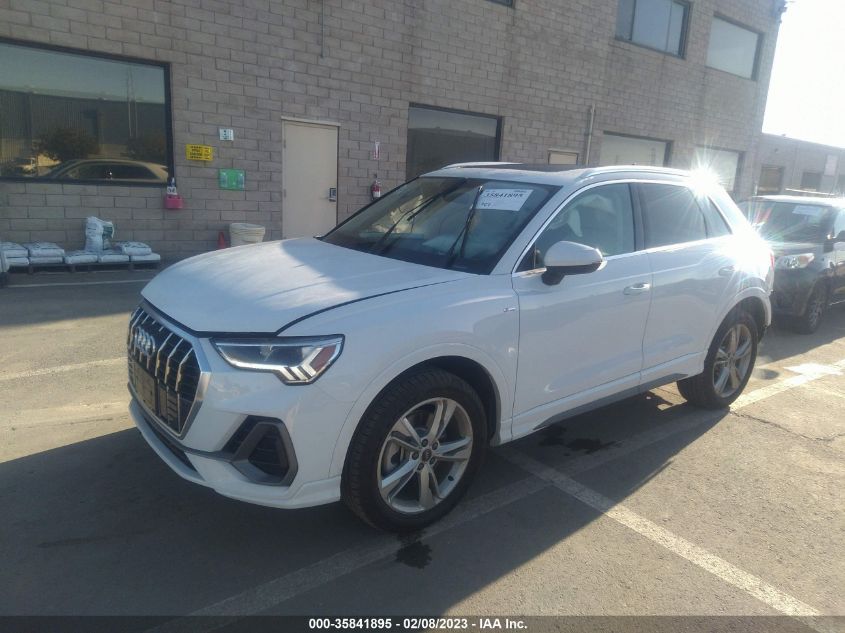 2022 AUDI Q3 S LINE PREMIUM PLUS VIN: WA1EECF35N1121208