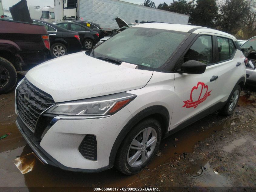 2022 NISSAN KICKS S VIN: 3N1CP5BV5NL476336