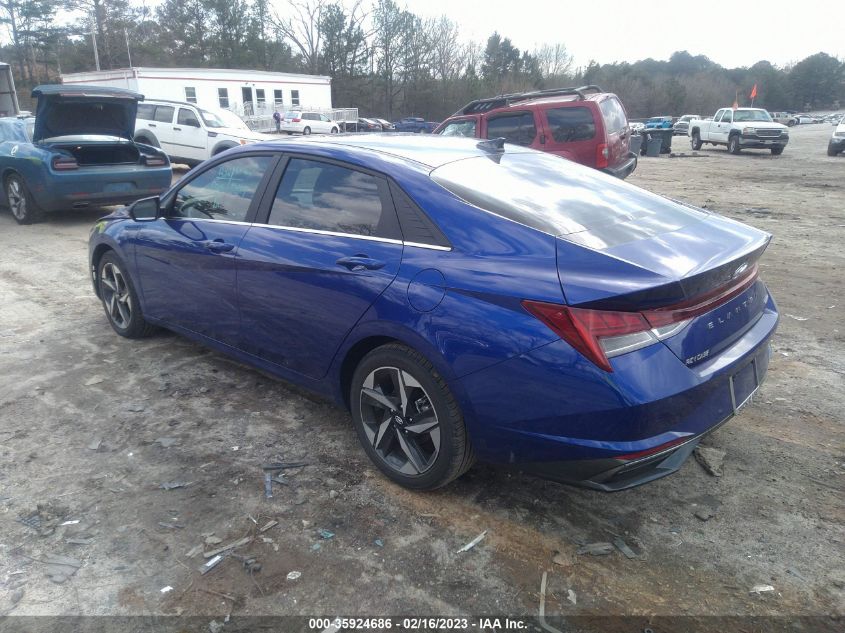 2023 HYUNDAI ELANTRA LIMITED VIN: KMHLP4AG0PU427608