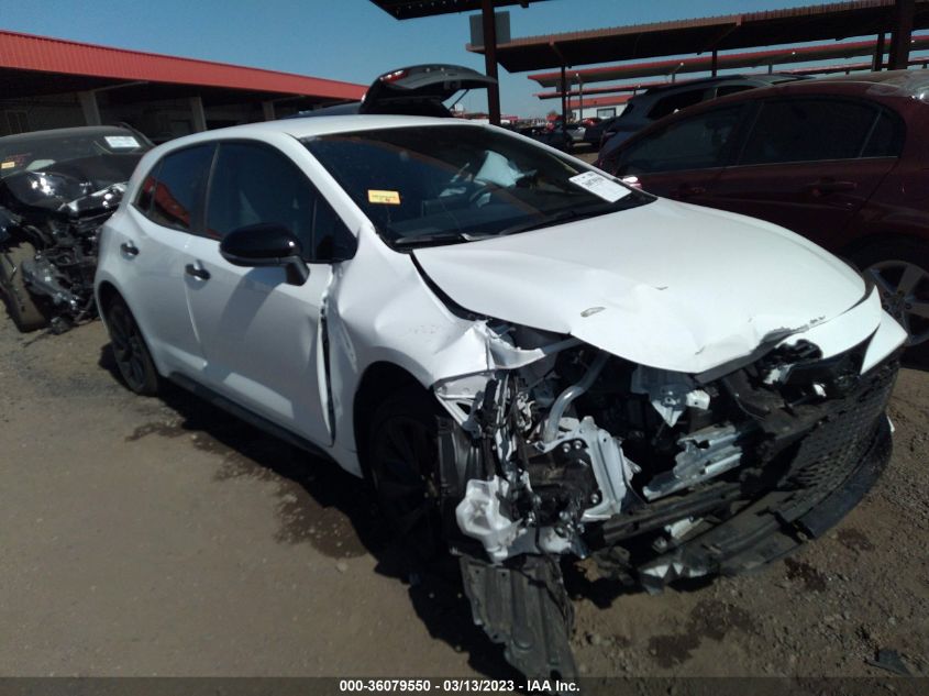 2022 TOYOTA COROLLA HATCHBACK SE/NIGHTSHADE/XSE VIN: JTND4MBE2N3186390