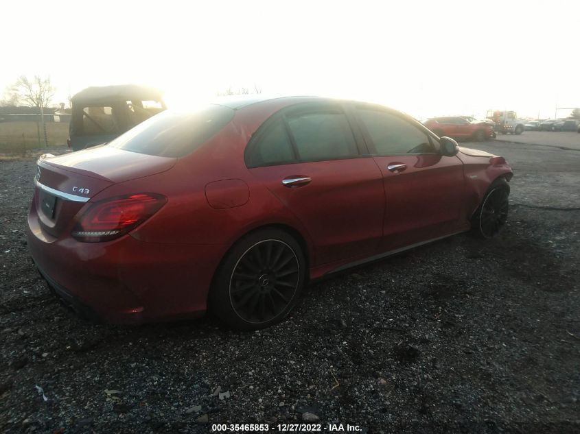 2021 MERCEDES-BENZ C-CLASS AMG C 43 VIN: W1KWF6EB5MR620517