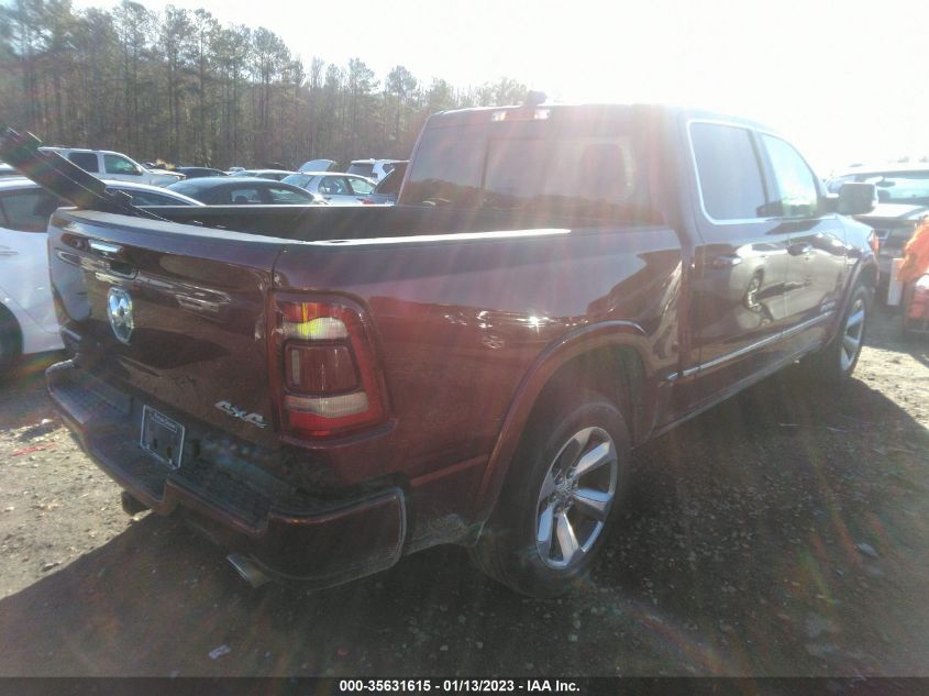 2021 RAM 1500 LIMITED VIN: 1C6SRFHT1MN552672