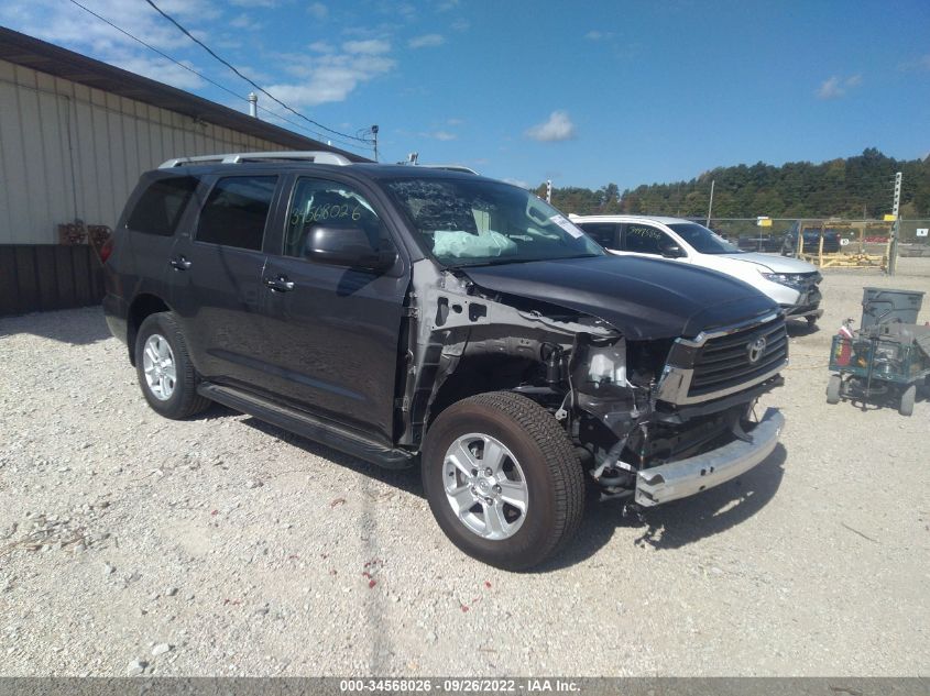 2022 TOYOTA SEQUOIA SR5 VIN: 5TDAY5B13NS189442