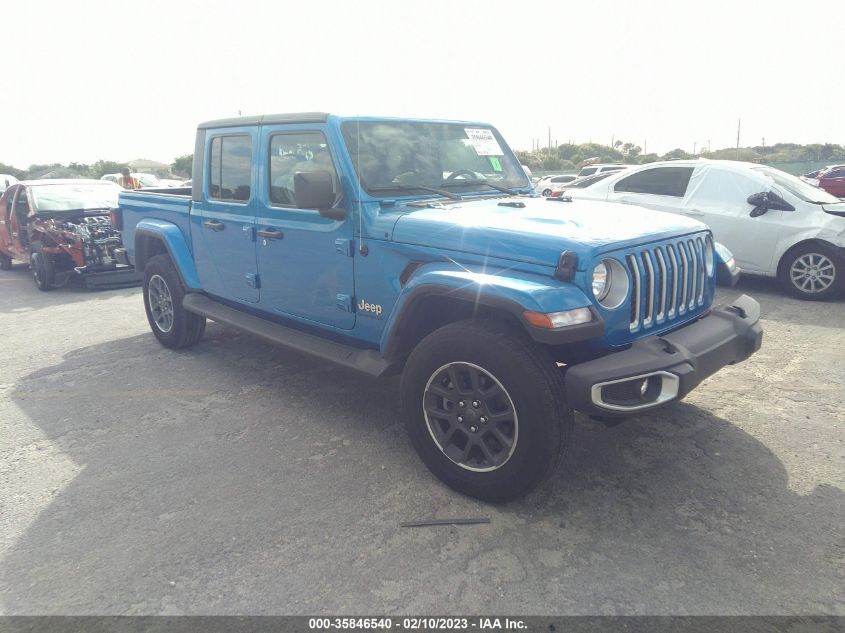 2022 JEEP GLADIATOR OVERLAND VIN: 1C6HJTFG0NL178364