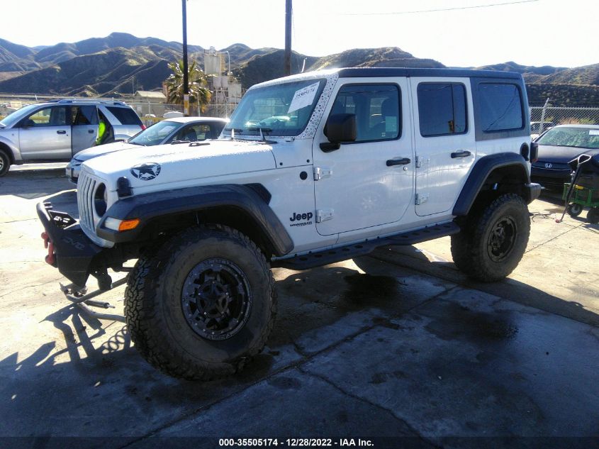 2021 JEEP WRANGLER UNLIMITED SPORT ALTITUDE VIN: 1C4HJXDN4MW599728