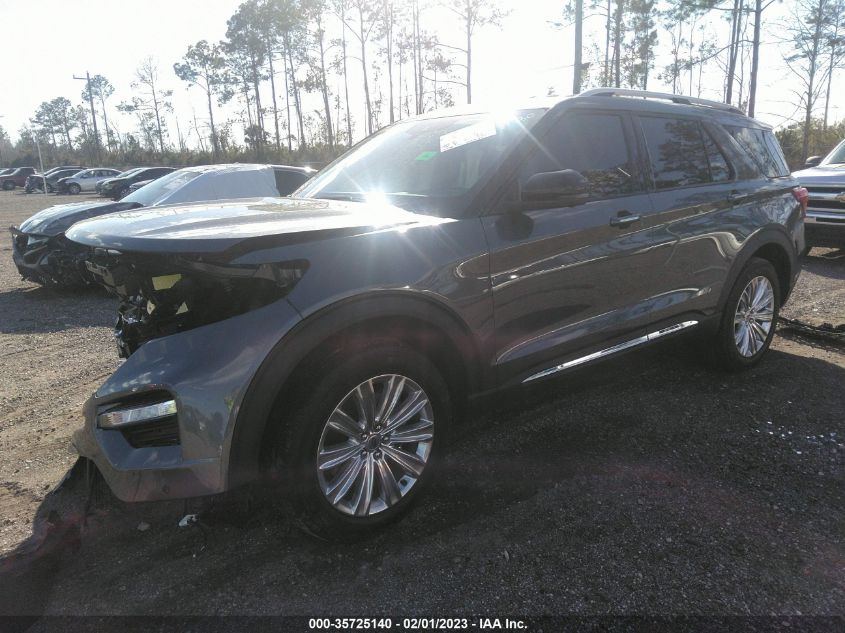 2022 FORD EXPLORER LIMITED VIN: 1FM5K7FW2NNA12869