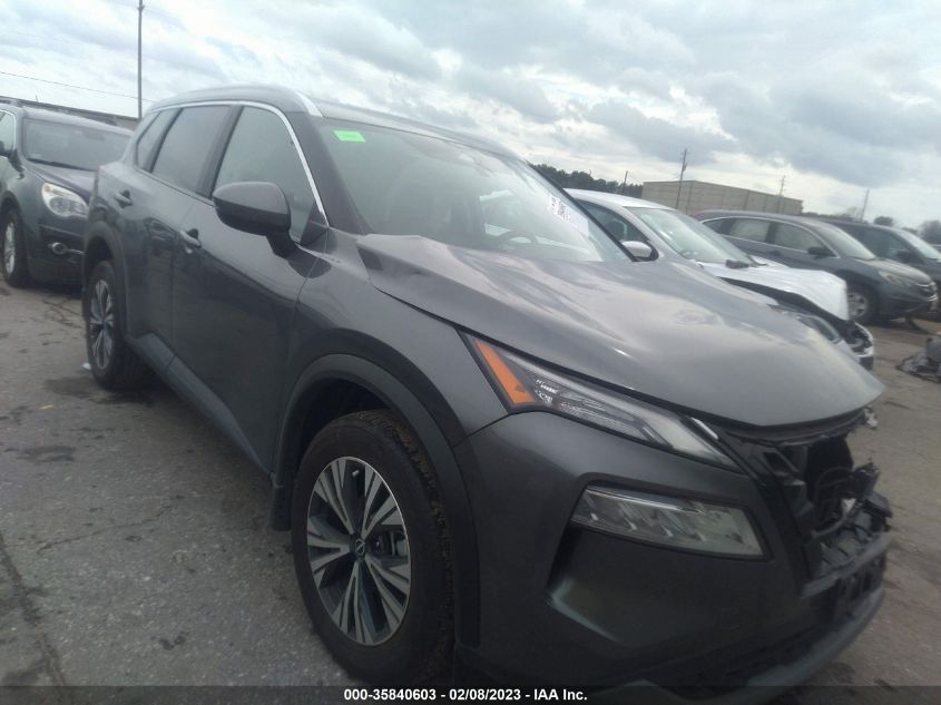 2022 NISSAN ROGUE SV VIN: 5N1BT3BA1NC698563