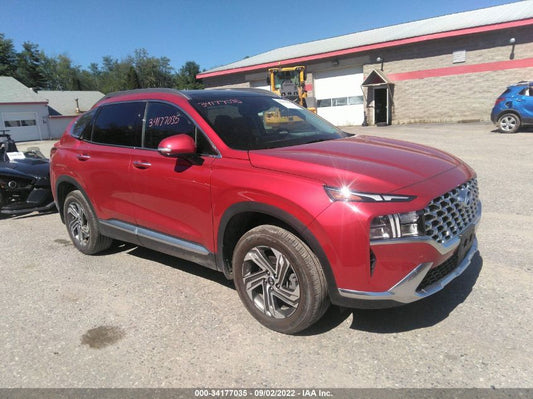 2022 HYUNDAI SANTA FE SEL VIN: 5NMS3DAJ6NH422778