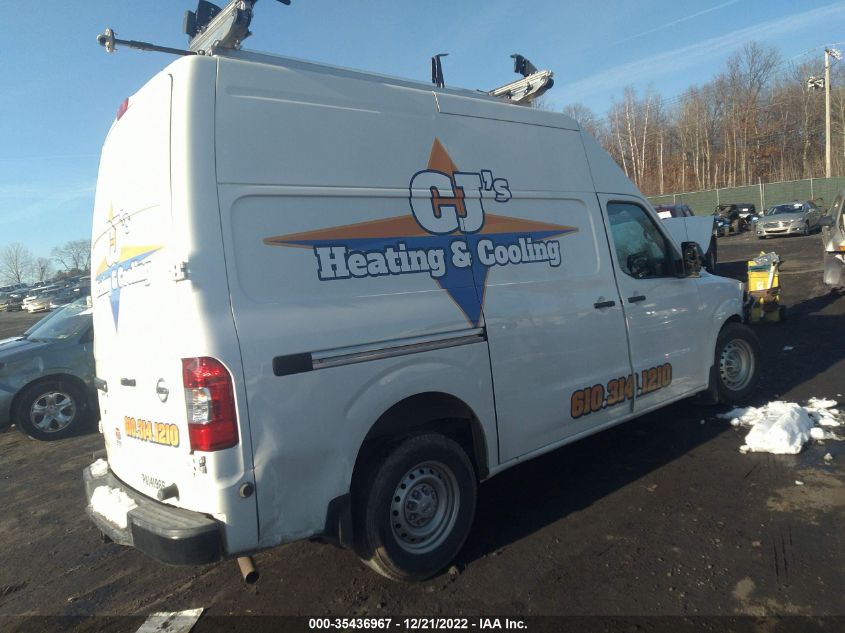 2021 NISSAN NV CARGO S VIN: 1N6BF0LY4MN810682