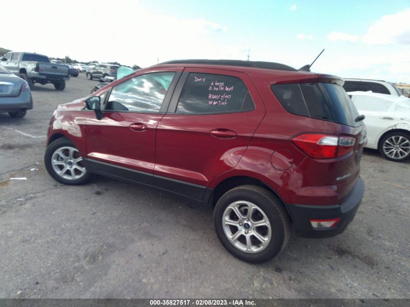 2021 FORD ECOSPORT SE VIN: MAJ3S2GE6MC450007