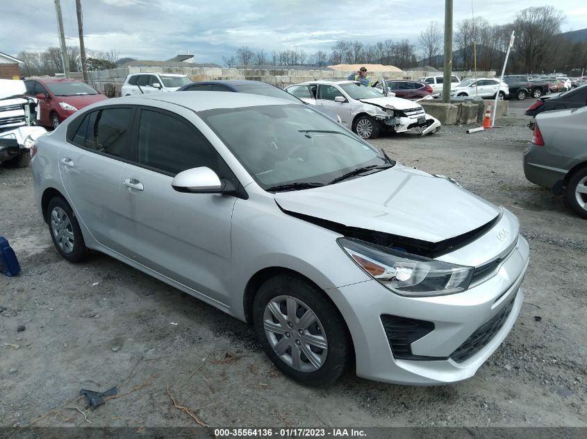 2022 KIA RIO LX VIN: 3KPA24AD6NE462536