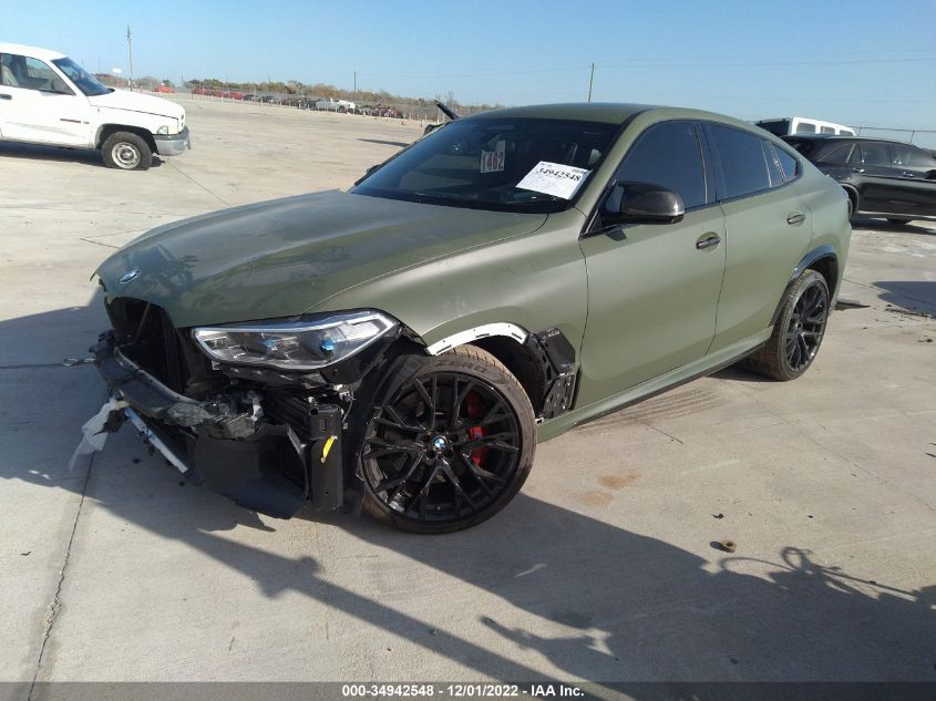 2021 BMW X6 M VIN: 5YMCY0C08M9D83277