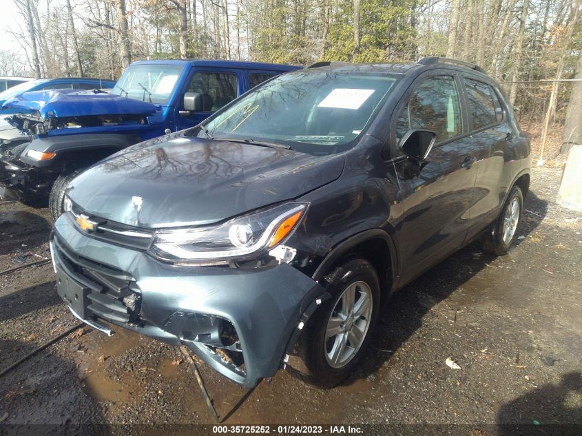 2022 CHEVROLET TRAX LT VIN: KL7CJPSM3NB512234