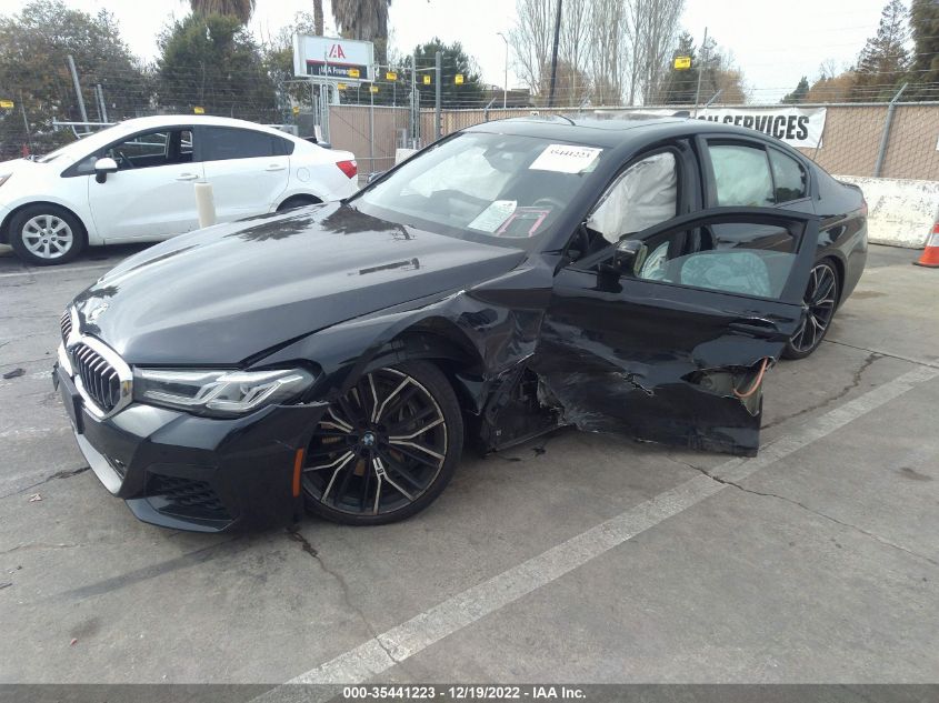 2021 BMW 5 SERIES 540I VIN: WBA53BJ03MWW99888