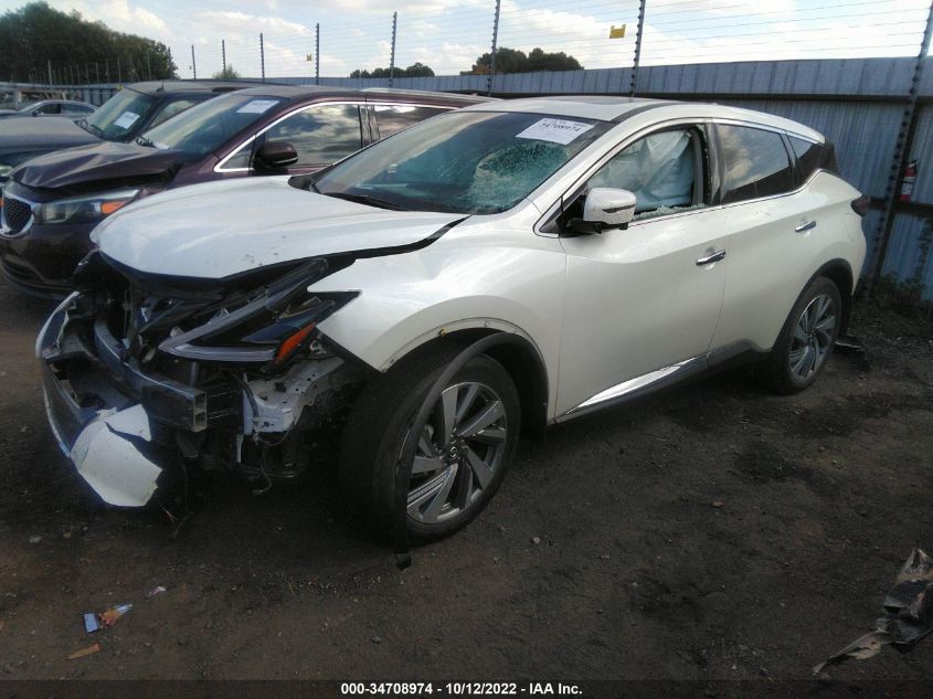2021 NISSAN MURANO SL VIN: 5N1AZ2CJ0MC117958