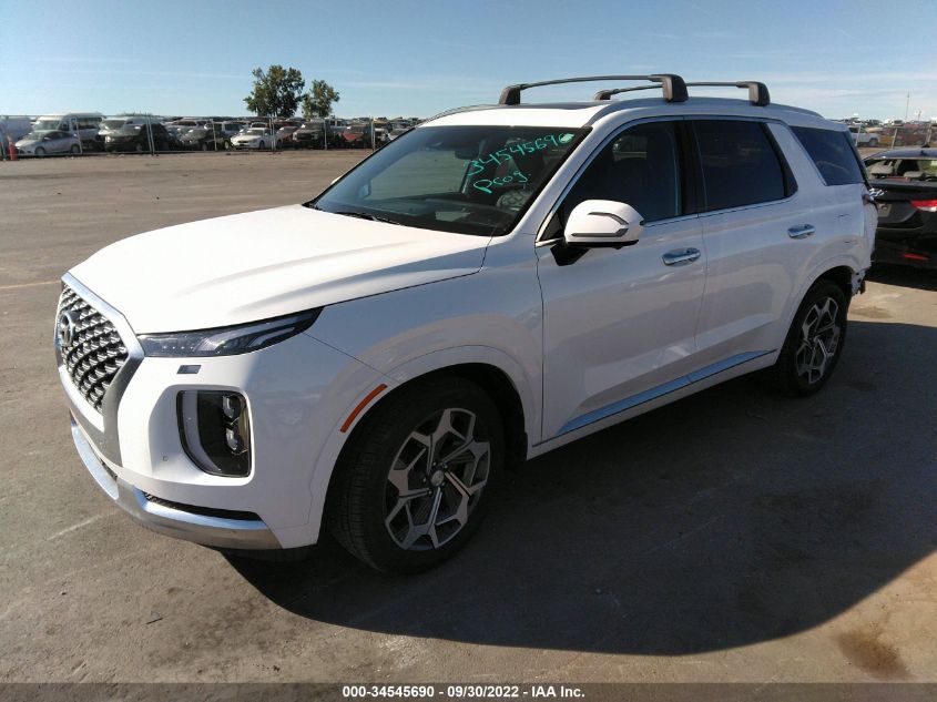2021 HYUNDAI PALISADE CALLIGRAPHY VIN: KM8R7DHE8MU310854