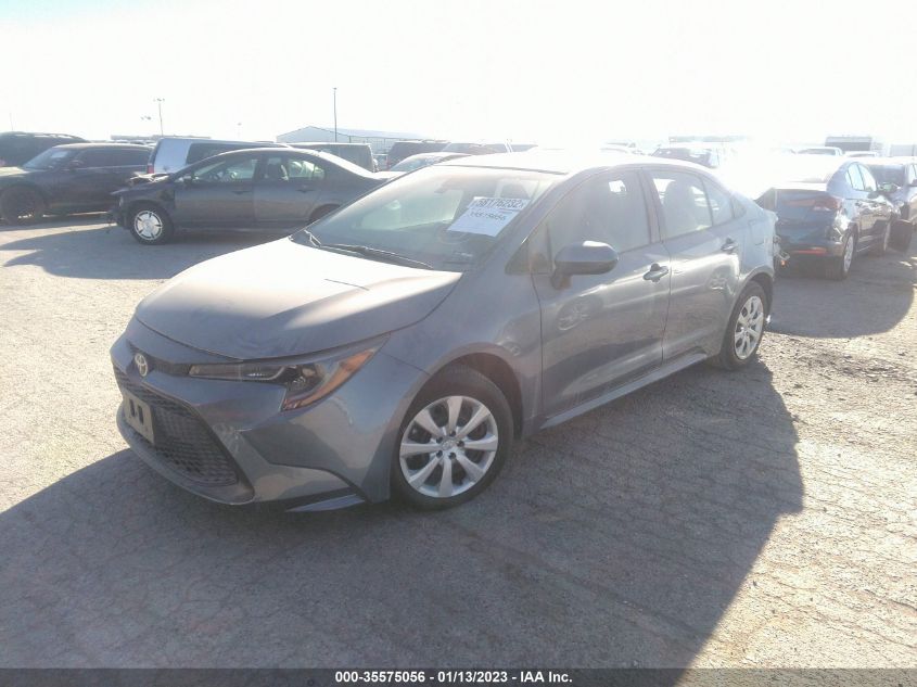 2022 TOYOTA COROLLA LE VIN: 5YFEPMAE2NP320727