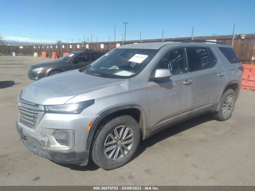 2022 CHEVROLET TRAVERSE LT CLOTH VIN: 1GNEVGKW0NJ111982