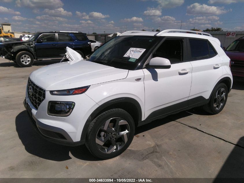 2021 HYUNDAI VENUE SEL VIN: KMHRC8A39MU105944