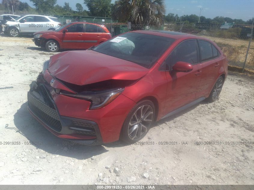 2020 TOYOTA COROLLA SE VIN: 5YFM4RCE2LP052693
