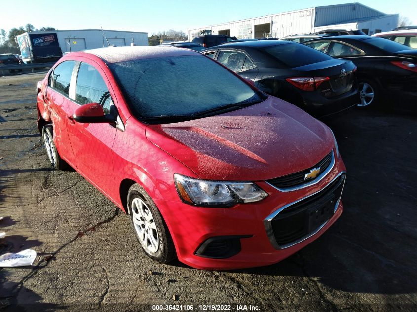 2020 CHEVROLET SONIC LS VIN: 1G1JB5SB2L4141426